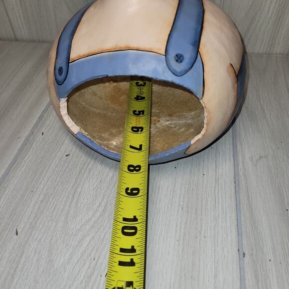 Vintage Gord Rabbit Easter Basket Handmade Handpaited Farmhouse - Picture 8 of 10